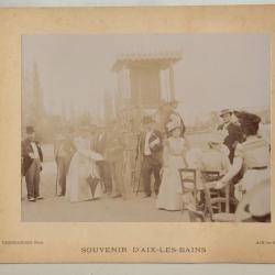 Photographie Courses d'Aix-les-Bains Georges Ier Roi Grèce Desgranges