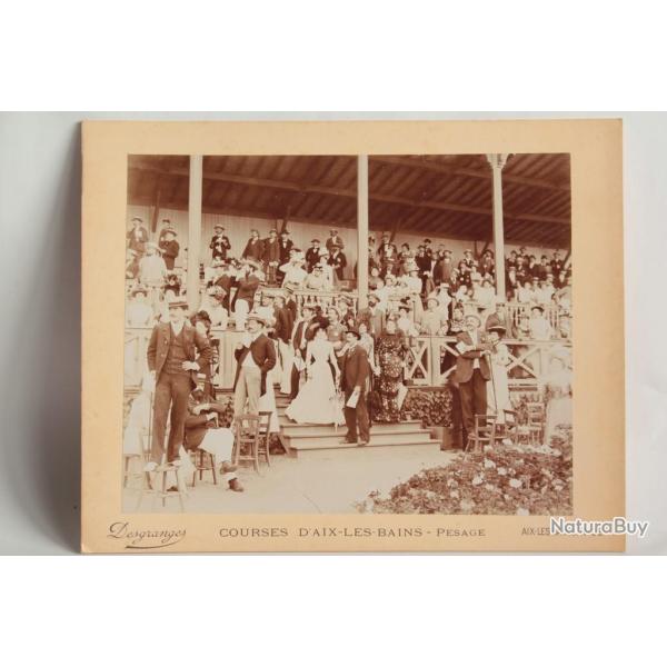 Photographie Courses d'Aix-les-Bains Georges Ier Roi Gr�ce Desgranges