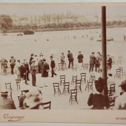 Photographie Courses d'Aix-les-Bains Georges Ier Roi Grèce Desgranges