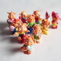 KINDER 10 Figurines Pinky Piggys 2000 série complète