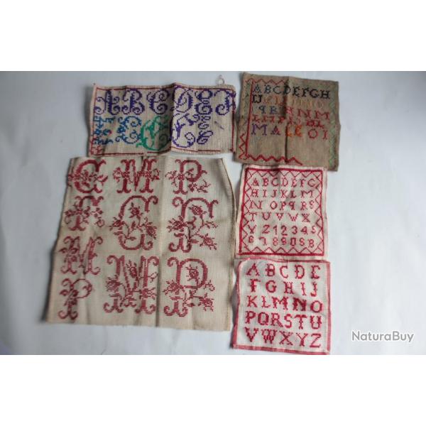 Ab�c�daires brod�s Point de croix Couture Broderie