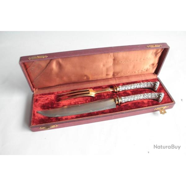 Ancien service � d�couper argent Wilhelm Binder Allemagne