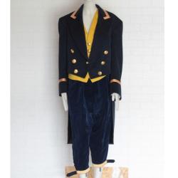 Costume Livrée velours de soie Duc Serra di Cassano Italie