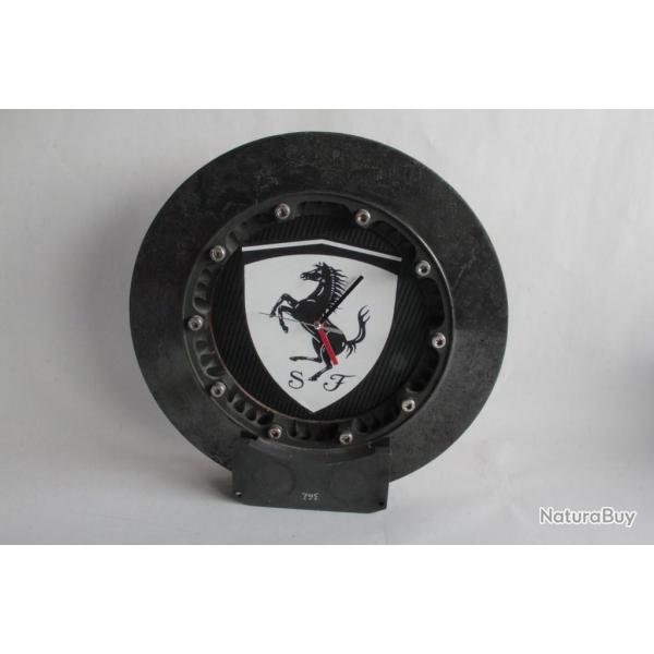 Horloge Disque de frein carbone Formule 1 Ferrari