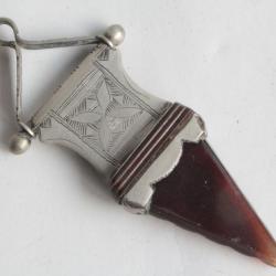 Ancien Pendentif Touareg Niger Croix d'Ingall Bijoux ethnique