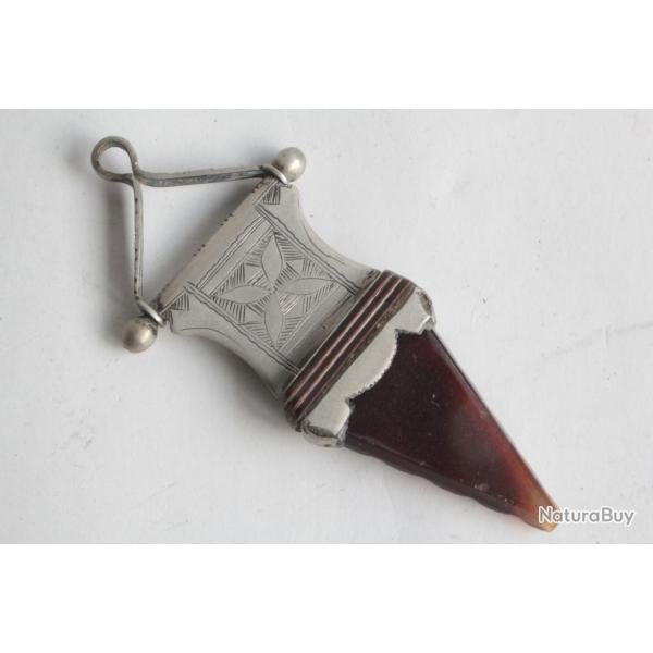 Ancien Pendentif Touareg Niger Croix d'Ingall Bijoux ethnique