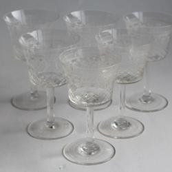6 Verres à porto cristal Pall Mall Lady Hamilton 10,2 cm