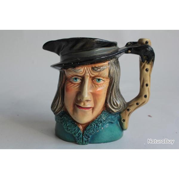 Pot � cr�me anthropomorphe c�ramique Toby jug