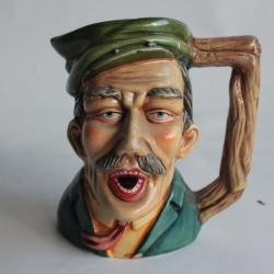 Pot à crème anthropomorphe céramique Toby jug