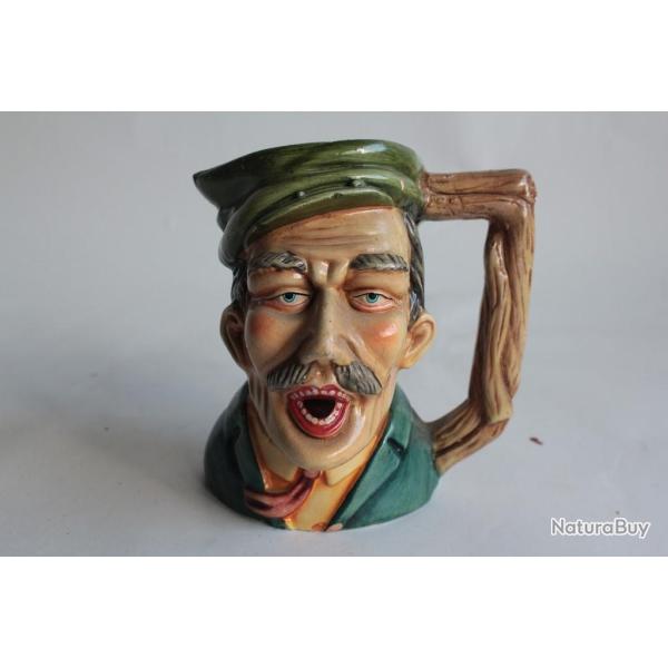 Pot � cr�me anthropomorphe c�ramique Toby jug