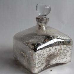 Carafe verre églomisé