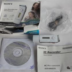 SONY Voice recorder MP3 ICD-U60 fonctionne
