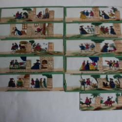 Plaques verre Lanterne magique Histoire sainte Jésus