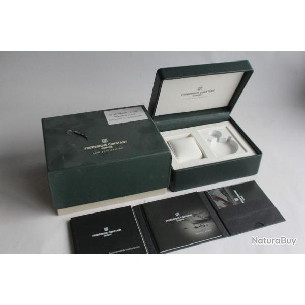 FREDERIQUE CONSTANT �crin montre et chrono + garantie