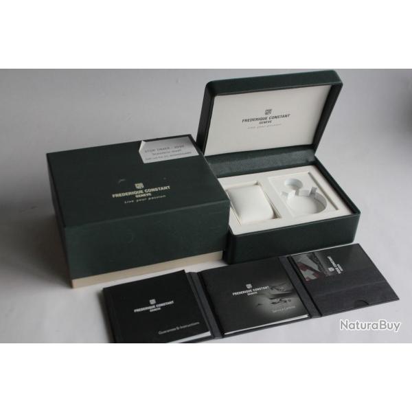 FREDERIQUE CONSTANT �crin montre et chrono + garantie