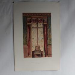 Estampe Décoration de fenêtres Lambrequin G. Rémon