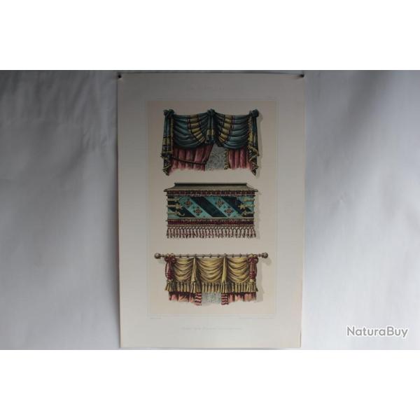 Estampe Dcoration lambrequins Renaissance A. Balcke