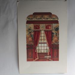 Estampe Décoration Rideau décoration murale Renaissance G. Rémon