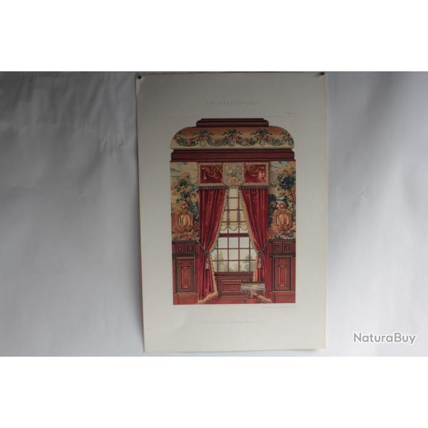 Estampe Dcoration Rideau dcoration murale Renaissance G. Rmon