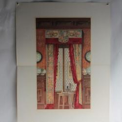 Estampe Décoration Chambre d'homme Renaissance G. Rémon