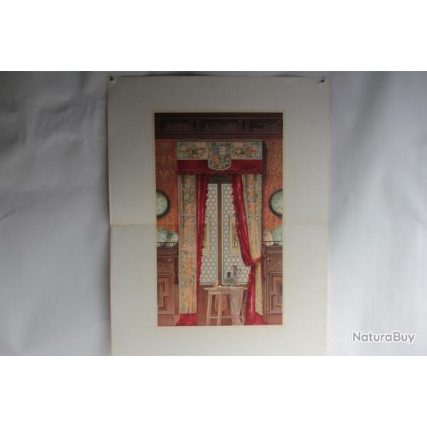 Estampe Dcoration Chambre d'homme Renaissance G. Rmon