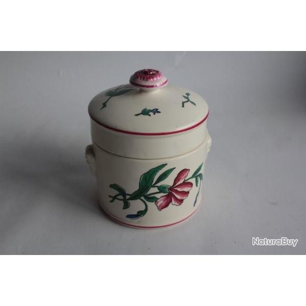 SARREGUEMINES Pot couvert fa�ence Riquewihr