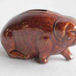 Tirelire à casser Cochon céramique