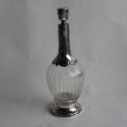Carafe à liqueur cristal et argent France