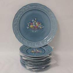 GIEN Service à dessert faïence Harmonelle