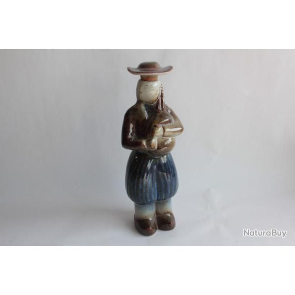 Jean AUSTRUY Bouteille Anthropomorphe gr�s