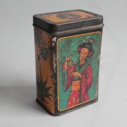 Boîte à thé tôle lithographiée thé Impérator