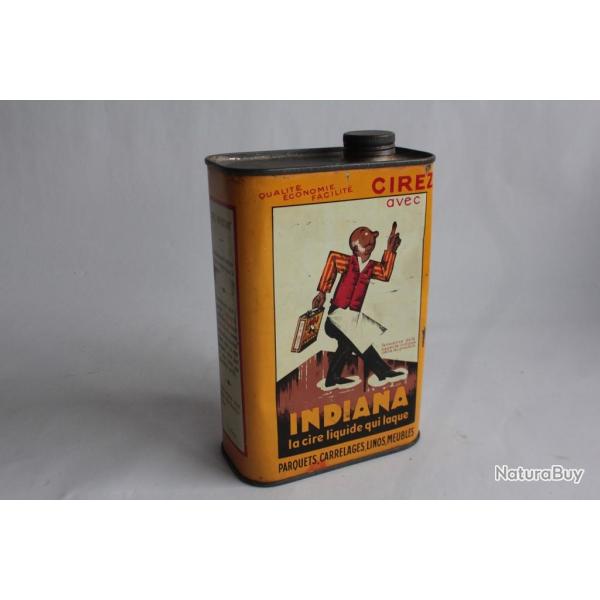 Bo�te t�le lithographi�e Cire liquide Indiana
