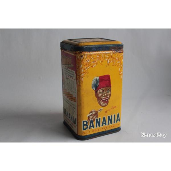 Bo�te chocolat cacao BANANIA t�le lithographi�e y'a bon