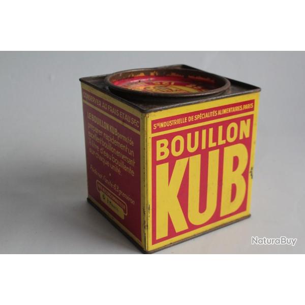 Bo�te t�le lithographi�e bouillon KUB en cubes