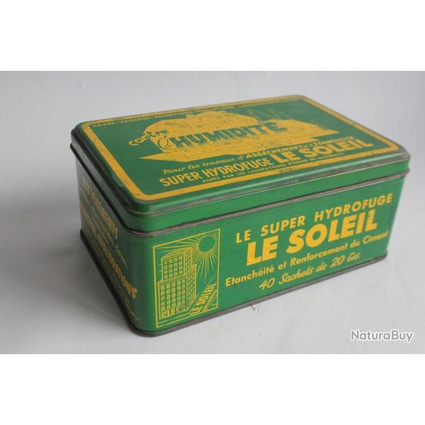 Bo�te t�le lithographi�e Hydrofuge Le Soleil Laboratoire Foucard