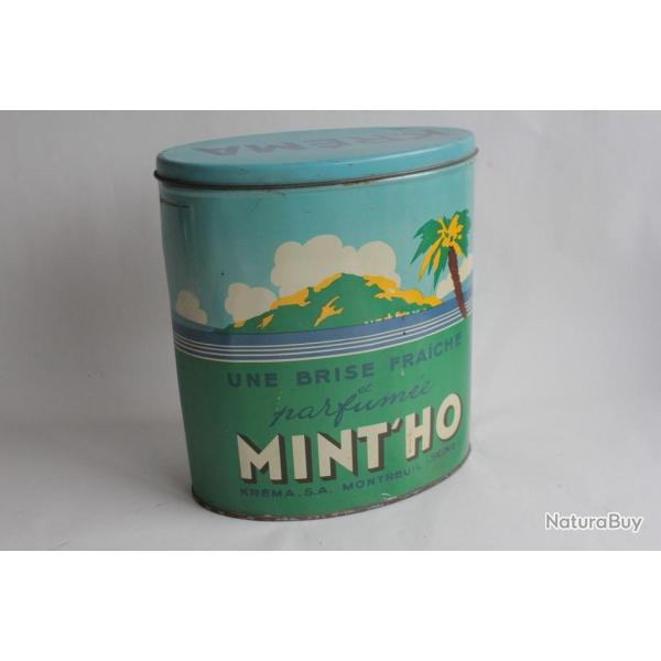 Bo�te � biscuits Kr�ma t�le lithographi�e Biscuits Mint'HO Montreuil