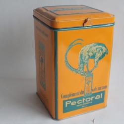 Boîte tôle lithographiée Café Sucre Pectoral