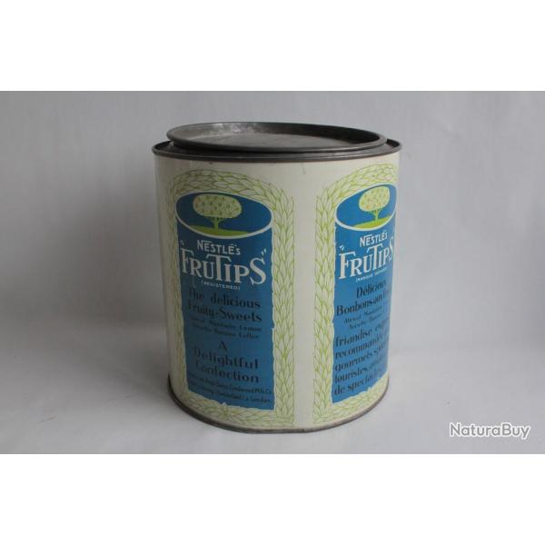 Grande Bo�te t�le lithographi�e Bonbons Nestl�'s Frutips Suisse