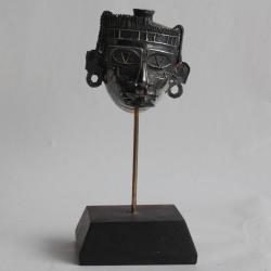 Masque Aztèque argent Mexique