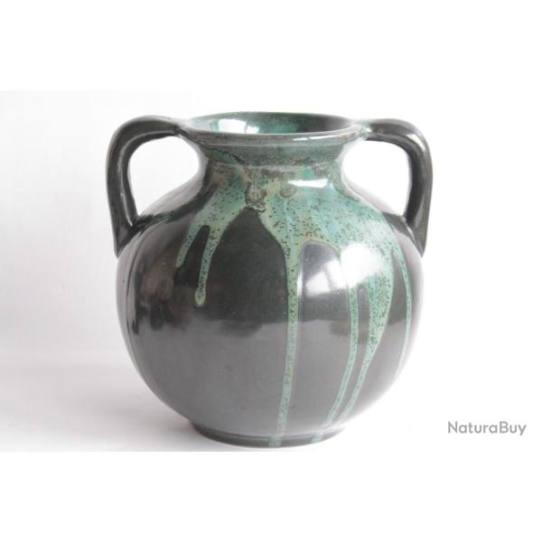 Vase gr�s L�on POINTU Saint Amand en Puisaye