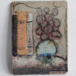 Tableau Plaque grès émaillé Voldemar VOLKOFF