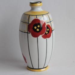 Vase porcelaine Henri Delcourt Boulogne-sur-Mer Art déco