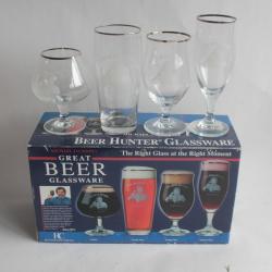 4 Verres à bière dégustation Ritzenhoff cristal Michael Jackson