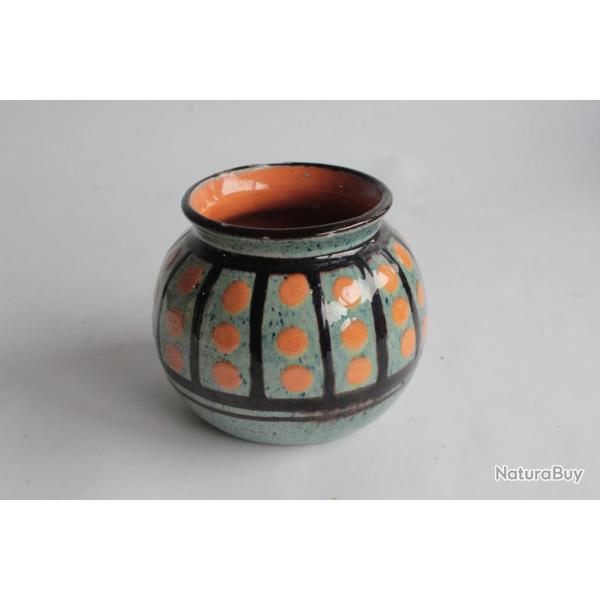 Vase c�ramique Paul JACQUET Annecy Savoie Poterie Art d�co