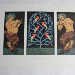 Estampe Faune Journal décoration Paul Lindner 1910