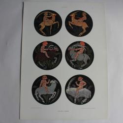 Estampe Puits Journal décoration Paul Lindner 1910