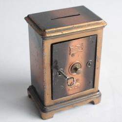 Ancienne tirelire Coffre-fort JEP