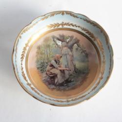 Coupe tripode porcelaine Limoges