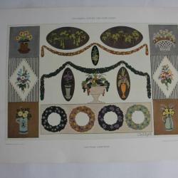 Estampe Décorations murales Journal décoration M. Schwarzer 1910