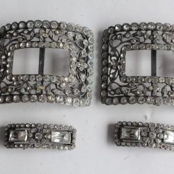 Paires de boucles de soulier chaussures